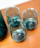 Gorgeous 1950s Teal Blue Empoli Pitcher and Glasses Set