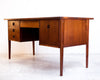 SALE! Mid Century Danish Rosewood Desk w/ Chair, Finished Back