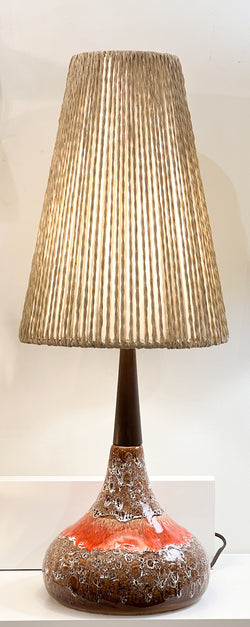 Handsome Compact Tall 1960s Lamp by Maurice Chalvignac of Quebec