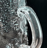 Pretty Glass Jug By Iittala Finland, "Flora" Pattern