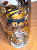 Fabulous Las Vegas Theme Vintage Shaker & Four Glasses