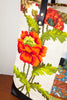 Vibrant Mixed Needlepoint & Fabric Patchwork Large Tote Bag