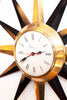 Fabulous Large Mid Century Starburst Electric Clock by Ingraham