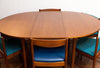 Amazing Mid Century Teak Dining Set, Chairs *Fit In* To Table, Refinished