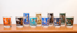 Amazing Collection of Libbey TWA "World Cities" Bar Ware