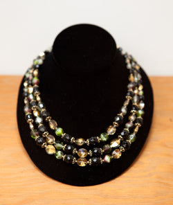 Spectacular Crystal & Glass Necklace by Vendome of France, Circa 1950s
