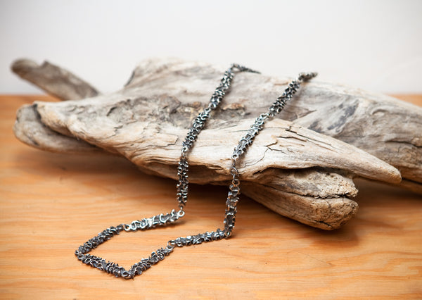 Brutalist Chain Necklace by Guy Vidal