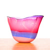 Gorgeous Freeform Art Glass Vase by David New-Small