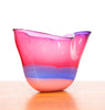 Gorgeous Freeform Art Glass Vase by David New-Small