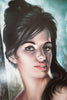 Iconic  and Large "Tina" Print by J.H. Lynch, Classic 1960s Kitsch