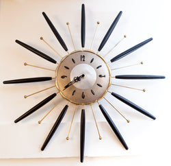 Mid Century "Lux" Starburst Clock by Robert Shaw