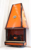 Super Cool Wall Mounted Vintage Fireplace w/ Electric Insert & Heather