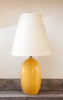 Beautiful Buttercup Yellow Lotte Lamp w/ Original Shade