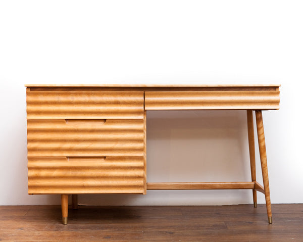 Refinished Mid Century Desk by Jan Kuypers, Canadian Vintage