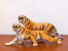 Rare and Impeccable 1950s Italian Porcelain Tigers, by Ronzan
